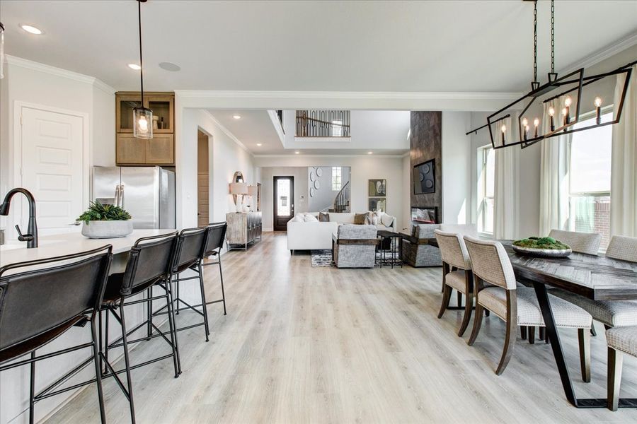 Representative furnished interior of a home built from the Dublin by Sandlin Homes in Lakesong, Midlothian (Image 32). Representative furnished interior of a home built from the Dublin by Sandlin Homes in Lakesong, Midlothian (Image 32).