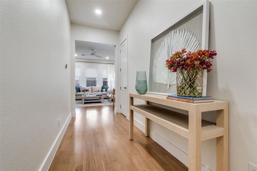 Furnished interior view inside a new home in , Dallas (Image 5).
