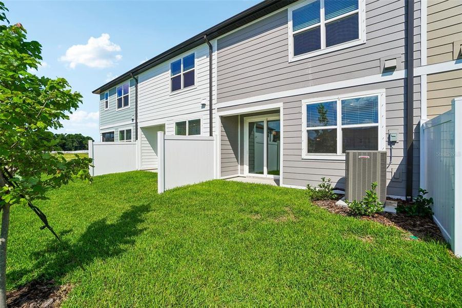 Exterior details and patio area of a home in , Tampa (Image 3). Exterior details and patio area of a home in , Tampa (Image 3).