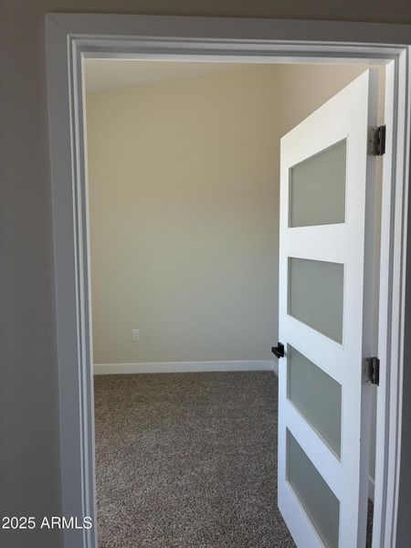 OFFICE W/FROSTED DOOR