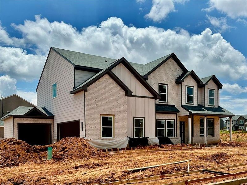 In-progress construction of a new home in , Auburn, GA (Image 58). In-progress construction of a new home in , Auburn, GA (Image 58).