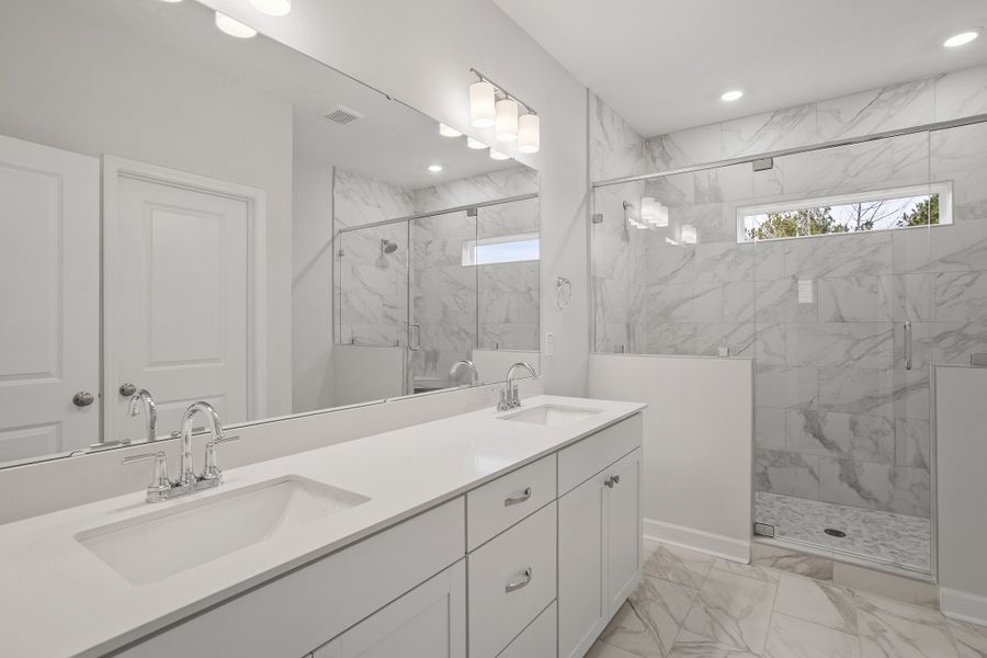 Furnished interior view inside a new home in Sweetbrier, Durham (Image 7).