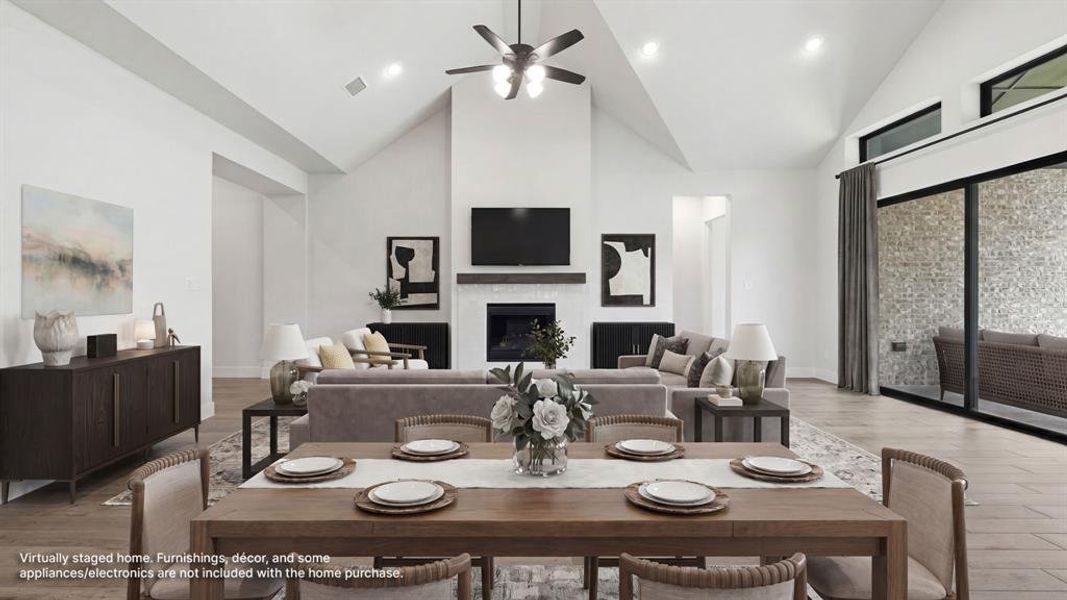 Furnished interior view inside a new home in The Parks at Wilson Creek, Celina (Image 8).