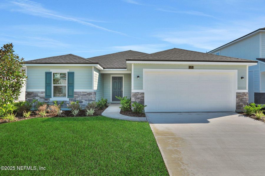 Exterior details and patio area of a home in Cordova Palms, St. Augustine (Image 18).