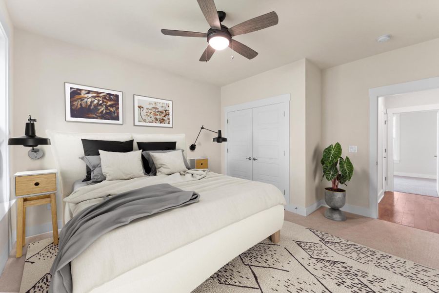 Furnished interior in a model home at Anderson County Homes in Anderson (Image 21).