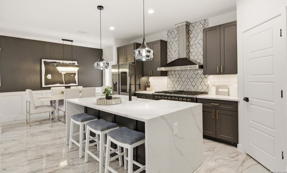 Furnished interior view inside a new home in , San Antonio (Image 6).