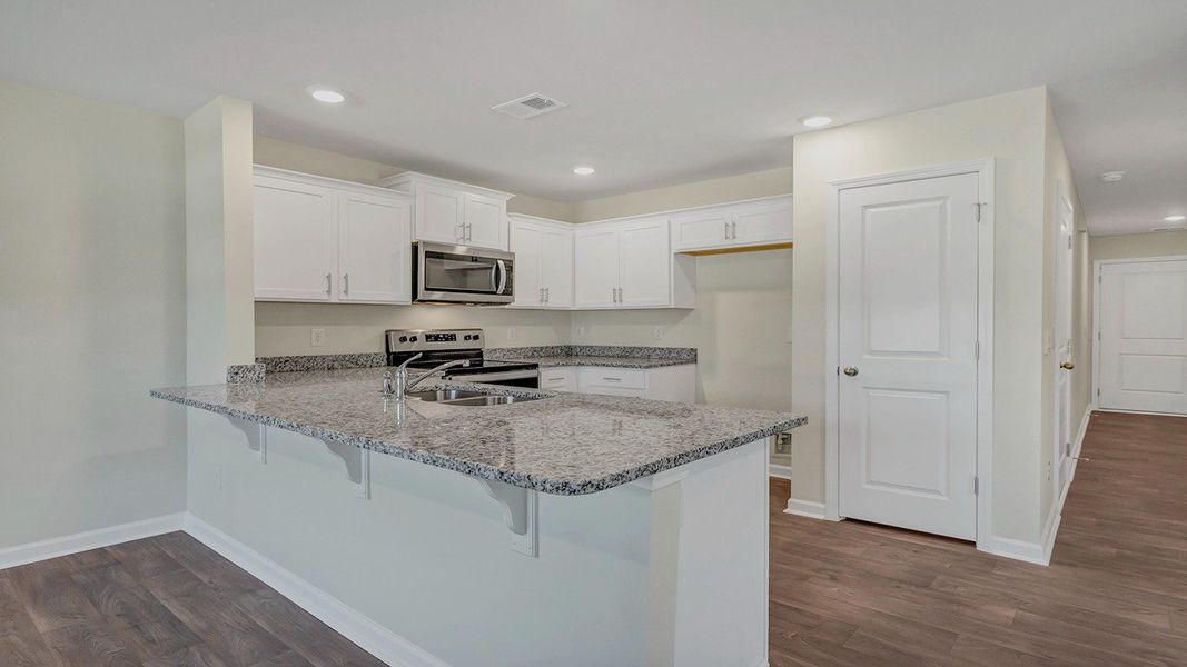 Furnished interior view inside a new home in Willow Commons, Lugoff (Image 3). Furnished interior view inside a new home in Willow Commons, Lugoff (Image 3).
