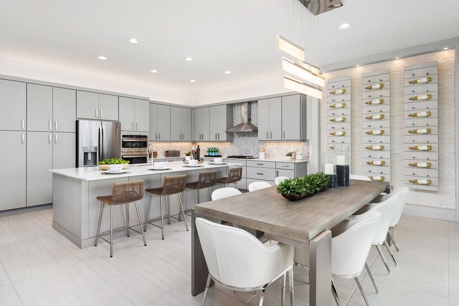 Representative furnished interior of a home built from the Michele II by GL Homes in Valencia Vista at Riverland, Port St. Lucie (Image 4).
