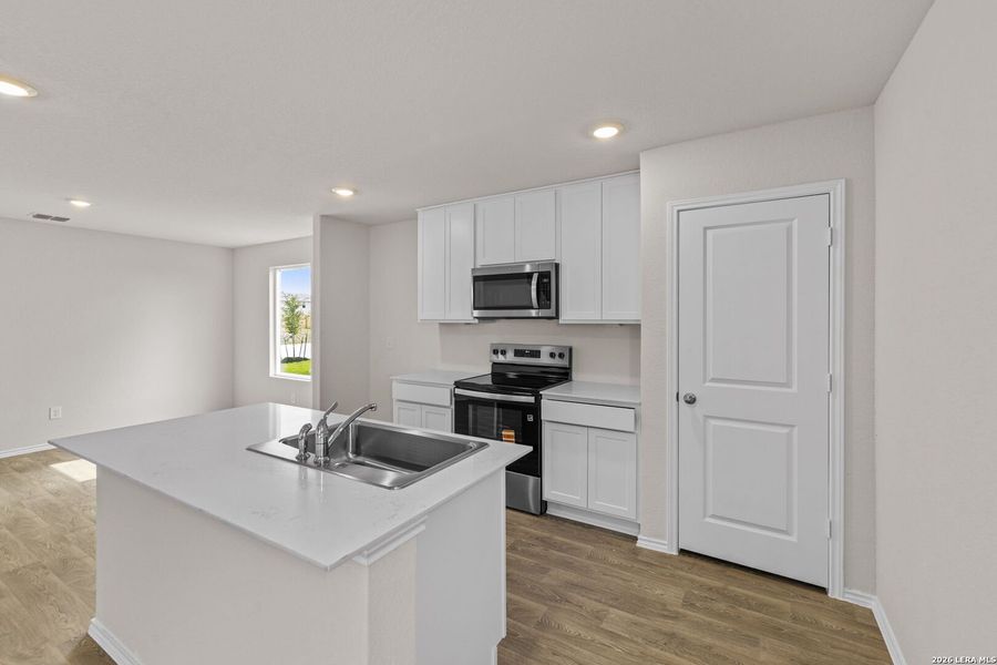 Furnished interior view inside a new home in Swenson Heights, Seguin (Image 10).