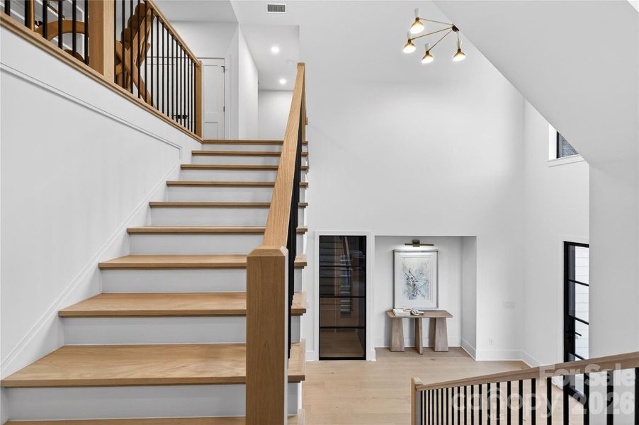 Furnished interior view inside a new home in , Charlotte (Image 10).