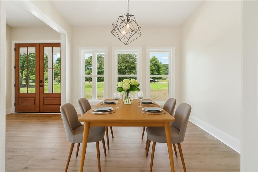 Furnished interior view inside a new home in , Monroe (Image 12). Furnished interior view inside a new home in , Monroe (Image 12).