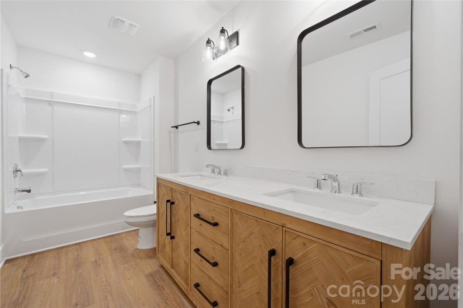 Furnished interior view inside a new home in , York (Image 8).
