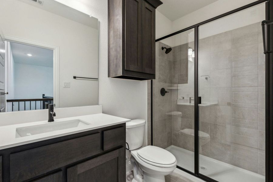 Representative furnished interior of a home built from the Harris by Kindred Homes in Berkshire Estates, Mesquite (Image 13).