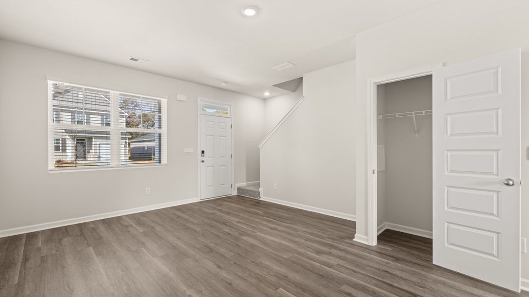 Representative unfurnished interior of a home built from the Plan by D.R. Horton in WillowBrook, Winder (Image 12).