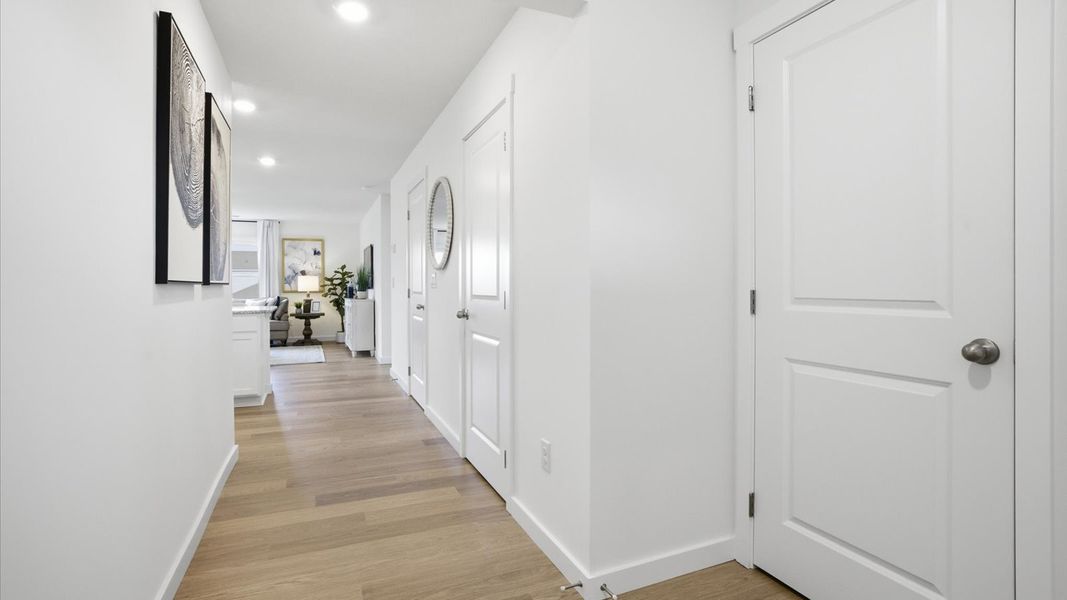 Representative unfurnished interior of a home built from the Belfort by D.R. Horton in Belhaven, Knoxville (Image 23). Representative unfurnished interior of a home built from the Belfort by D.R. Horton in Belhaven, Knoxville (Image 23).