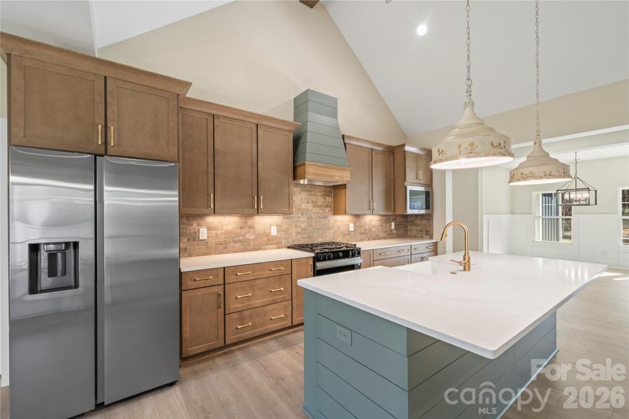 Furnished interior view inside a new home in , Clover (Image 4).