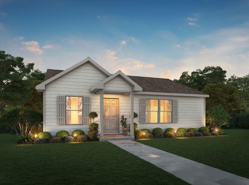Front exterior of a new home in Redland Estates, Lufkin, TX, highlighting curb appeal (Image 1). Front exterior of a new home in Redland Estates, Lufkin, TX, highlighting curb appeal (Image 1).