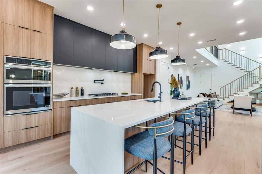 Furnished interior view inside a new home in , Dallas (Image 9).