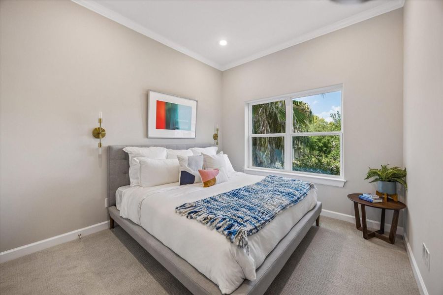 Furnished interior view inside a new home in , Houston (Image 10).