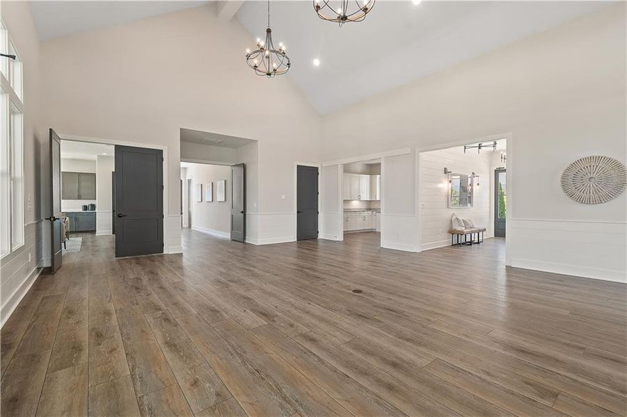 Spacious, unfurnished interior of a new home in , Hiram (Image 20).