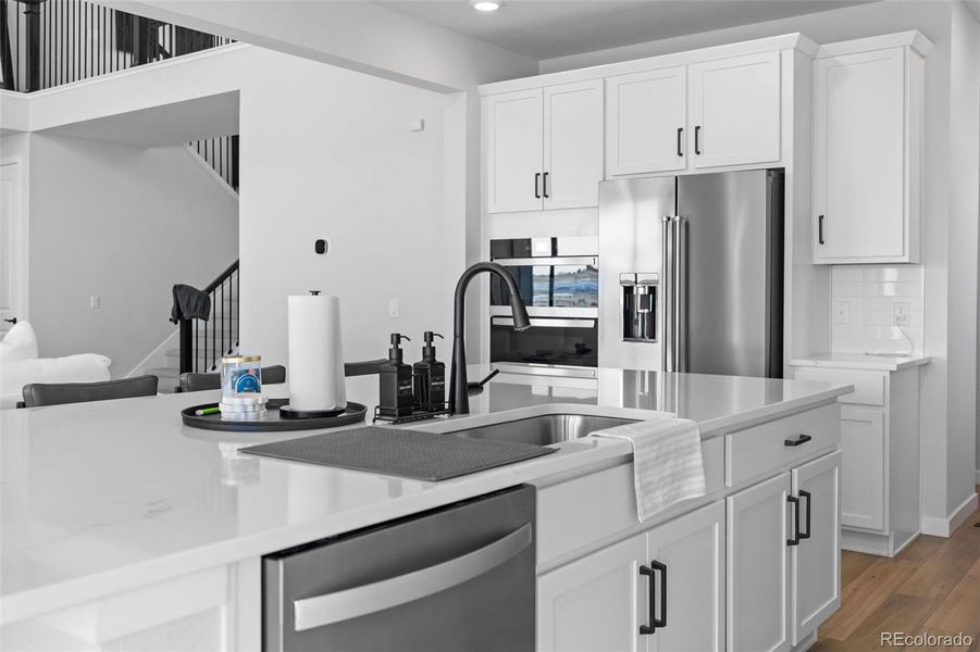 Furnished interior view inside a new home in Trails at Smoky Hill, Parker (Image 15).