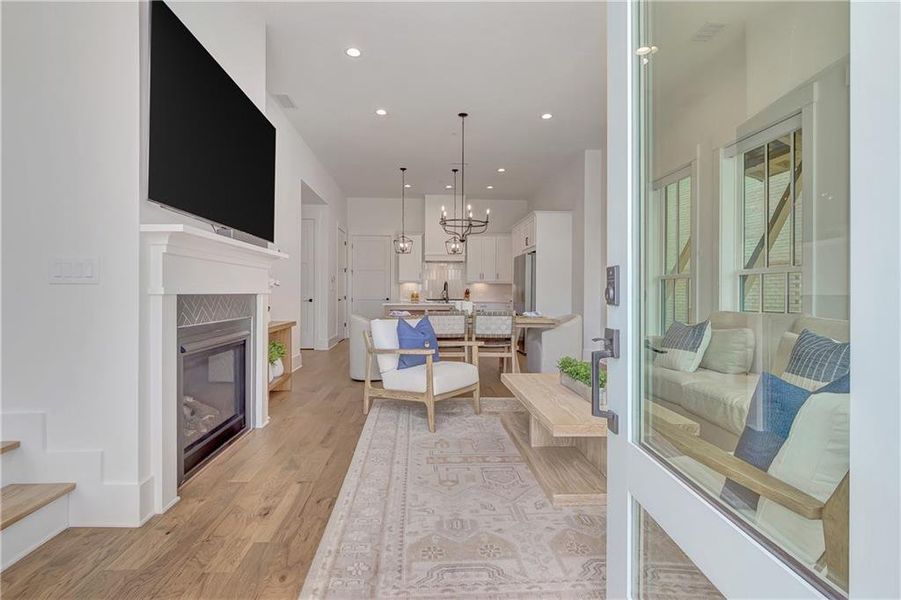 Furnished interior view inside a new home in Trilith, Fayetteville (Image 26).