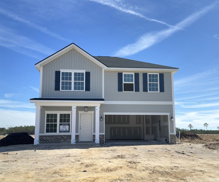 In-progress construction of a new home in Doctor's Creek, Ludowici, GA (Image 5).