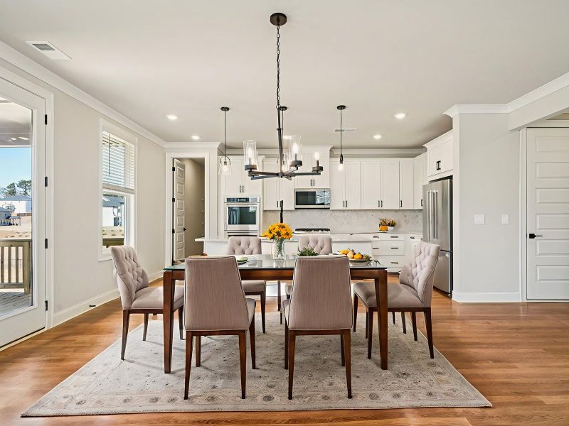 Furnished interior view inside a new home in Vines at Mill Creek - Legacy Series, Braselton (Image 5).