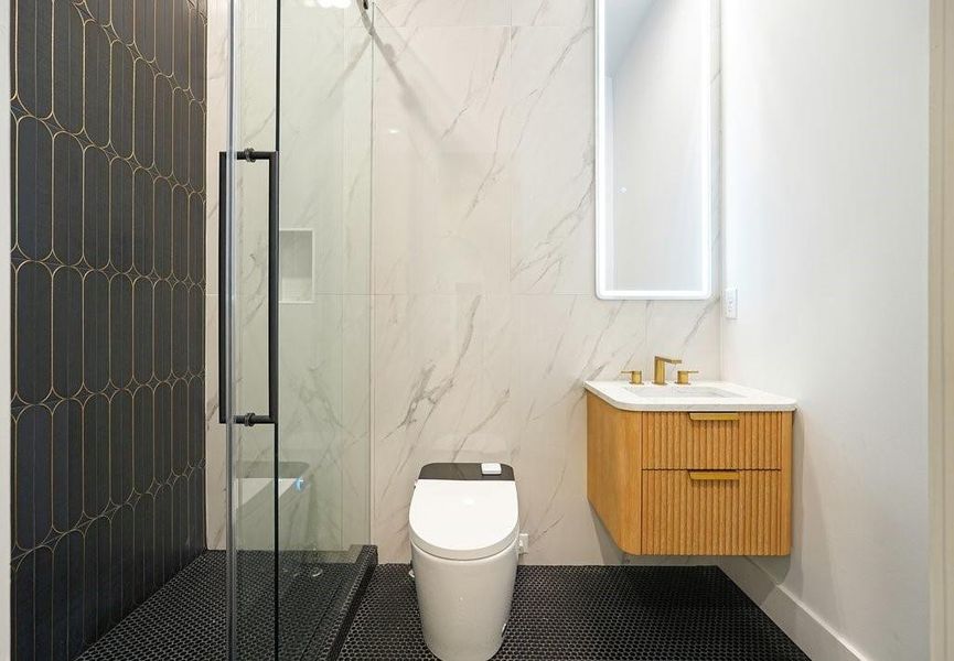 Furnished interior view inside a new home in , Canton (Image 15).