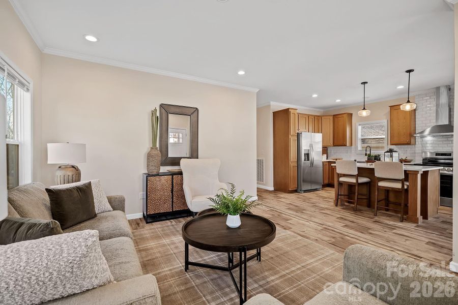 Furnished interior view inside a new home in , Asheville (Image 14).