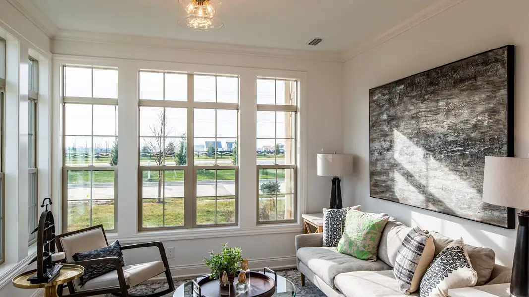 Representative furnished interior of a home built from the Palazzo by Epcon Communities in Courtyards by Carrell, Ocean Isle Beach (Image 11). Representative furnished interior of a home built from the Palazzo by Epcon Communities in Courtyards by Carrell, Ocean Isle Beach (Image 11).