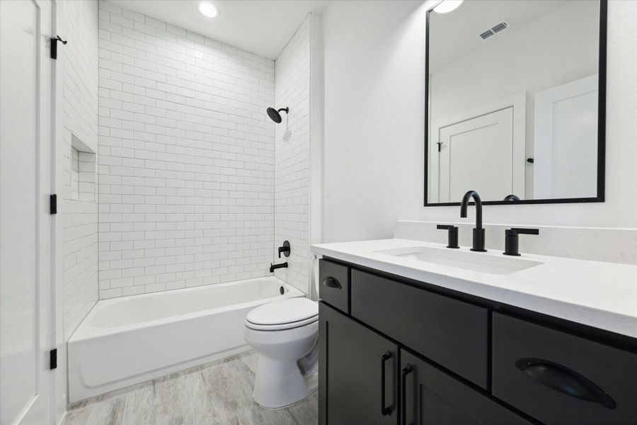 Furnished interior view inside a new home in , Houston (Image 25).