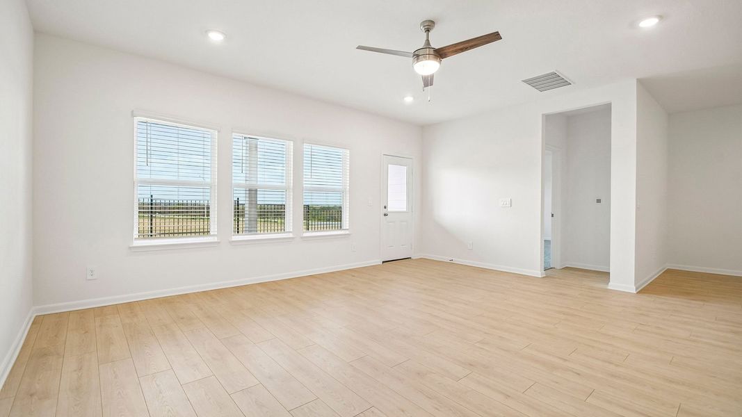 Spacious, unfurnished interior of a new home in Revelry, Del Valle (Image 15).
