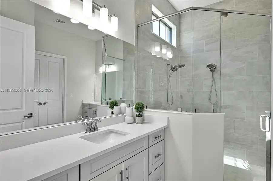 Furnished interior view inside a new home in , Parkland (Image 5).