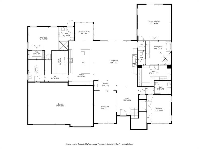 2D floor plan layout of this home in , Dallas, TX (Image 4).