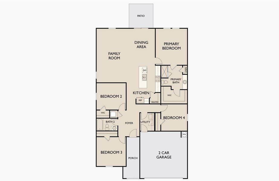 2D floor plan layout of this home in Cattleman's Crossing, Fort Worth, TX (Image 3). 2D floor plan layout of this home in Cattleman's Crossing, Fort Worth, TX (Image 3).