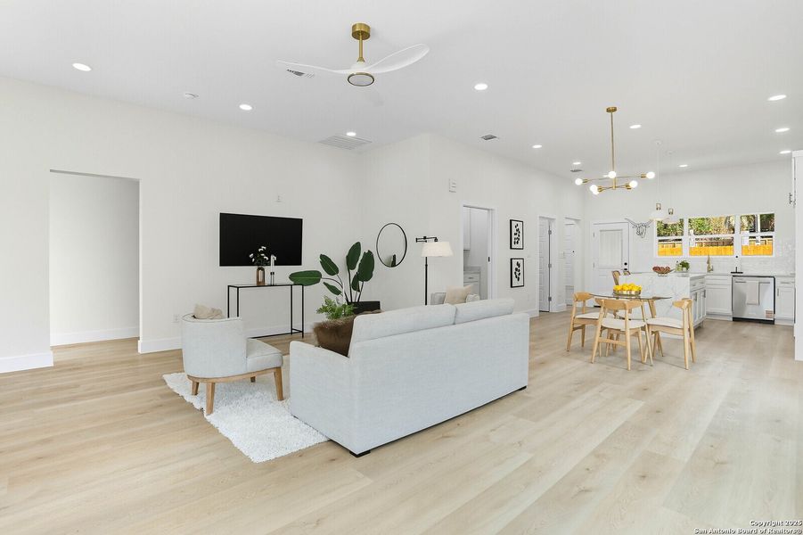 Furnished interior view inside a new home in , San Antonio (Image 11).