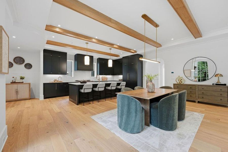 Furnished interior view inside a new home in , Atlanta (Image 44).