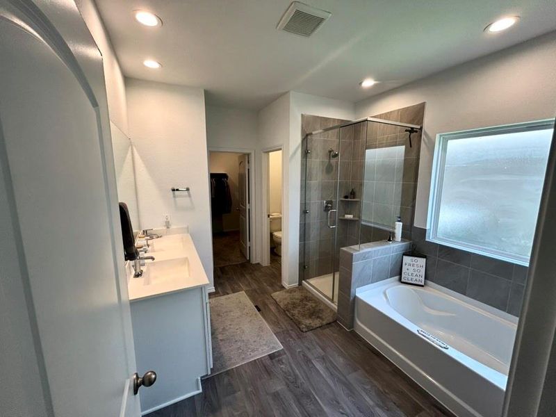 Furnished interior view inside a new home in Enclave at Dobbin, Magnolia (Image 6).