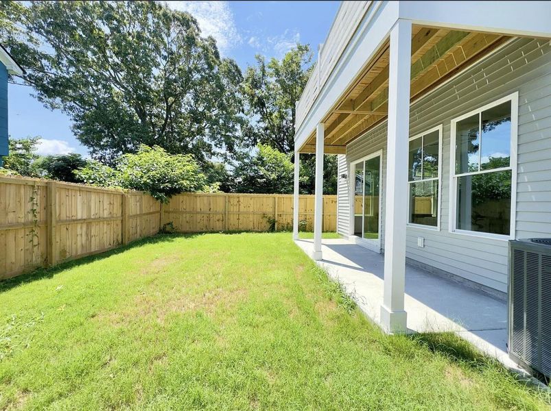 Exterior details and patio area of a home in , North Charleston (Image 29).