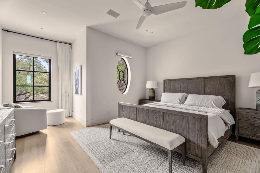 Furnished interior view inside a new home in , Austin (Image 13). Furnished interior view inside a new home in , Austin (Image 13).