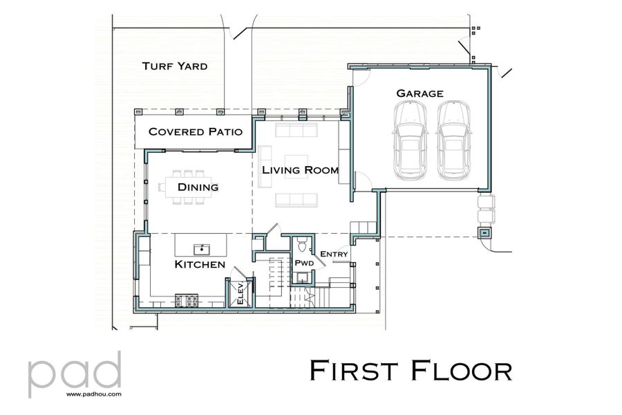 Unit C First-floor plan