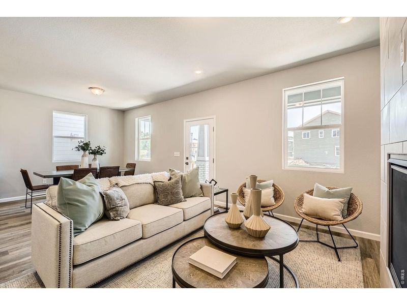 Furnished interior view inside a new home in Waterfield, Fort Collins (Image 8).