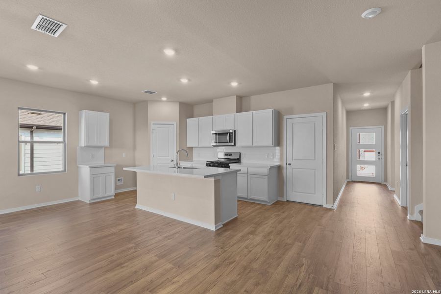 Furnished interior view inside a new home in Garden Grove, San Antonio (Image 14). Furnished interior view inside a new home in Garden Grove, San Antonio (Image 14).