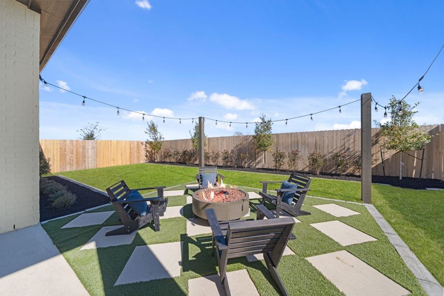 Exterior details and patio area of a home in Wood Leaf Reserve, Tomball (Image 40). Exterior details and patio area of a home in Wood Leaf Reserve, Tomball (Image 40).