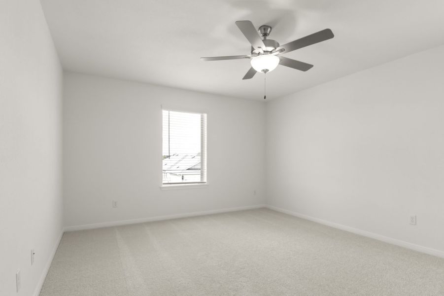 Spacious, unfurnished interior of a new home in Blanco Vista, San Marcos (Image 42).