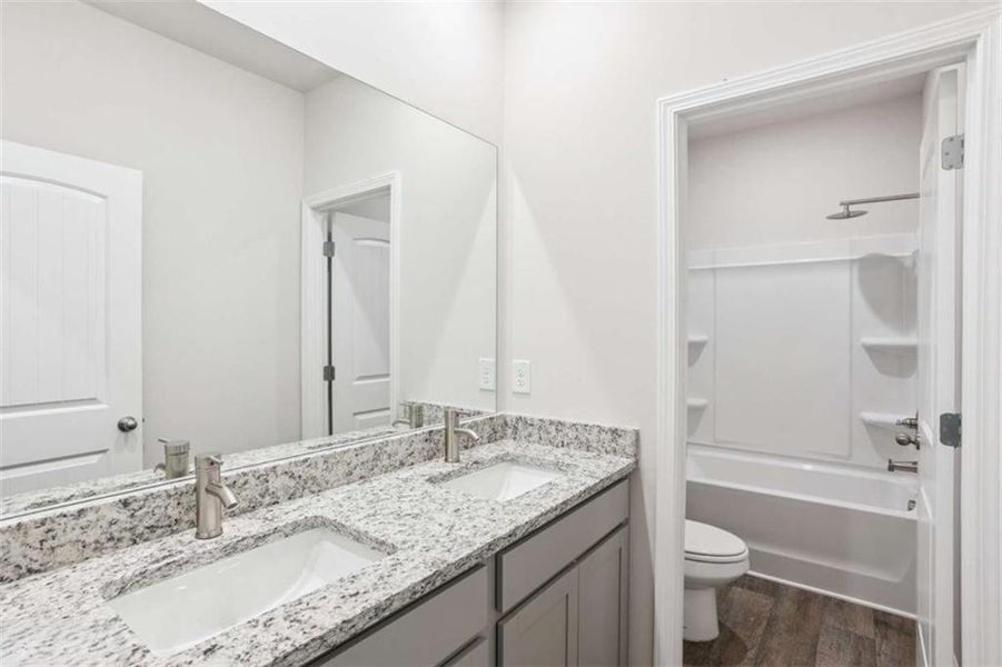 Furnished interior view inside a new home in Conner Springs, Social Circle (Image 4).