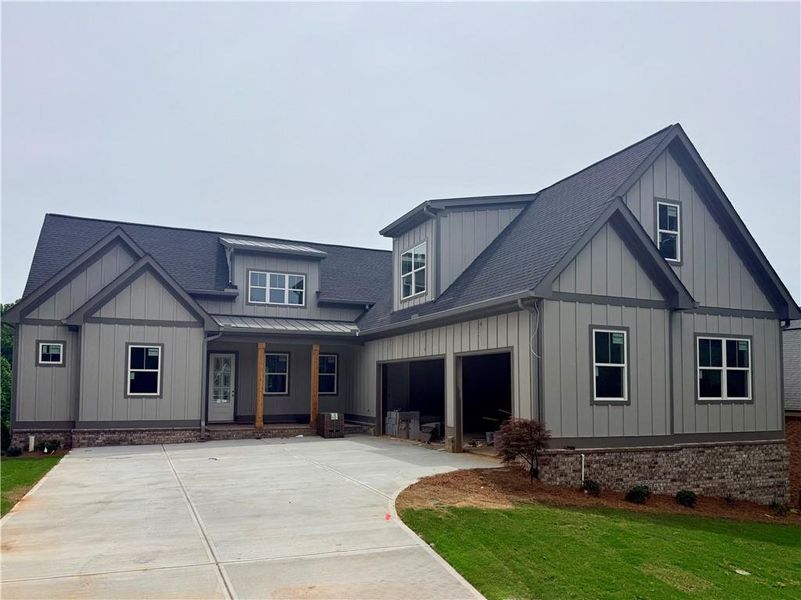 Front exterior of a new home in , Jefferson, GA, highlighting curb appeal (Image 1). Front exterior of a new home in , Jefferson, GA, highlighting curb appeal (Image 1).