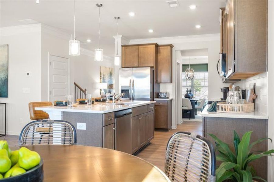 Furnished interior view inside a new home in The Stiles, Cartersville (Image 22).