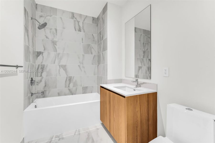Furnished interior view inside a new home in , Miami (Image 11). Furnished interior view inside a new home in , Miami (Image 11).